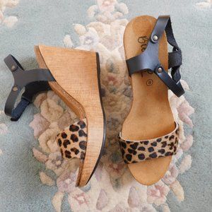 biostep leopard sandals
